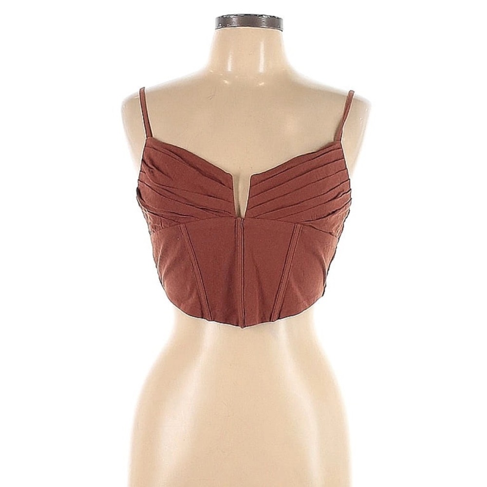 Nector Clothing Crop Tank Top Size Large